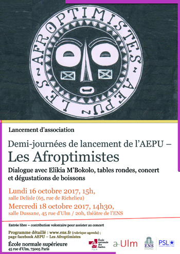 Octobre 16 2017 Affiche Afroptimistes
