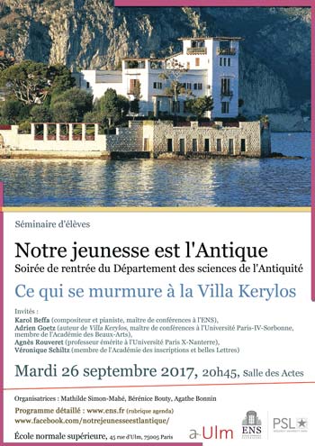 Affiche-Villa-kerylos - 26 septembre 2017