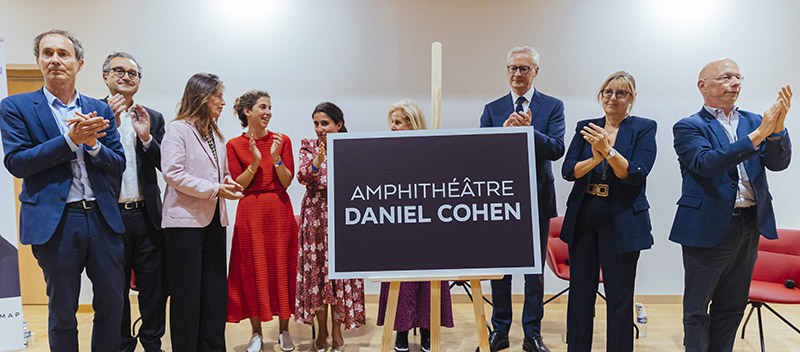   Inauguration de l'Amphithéâtre Daniel Cohen - 29 septembre 2023  © Margaux Rodrigues