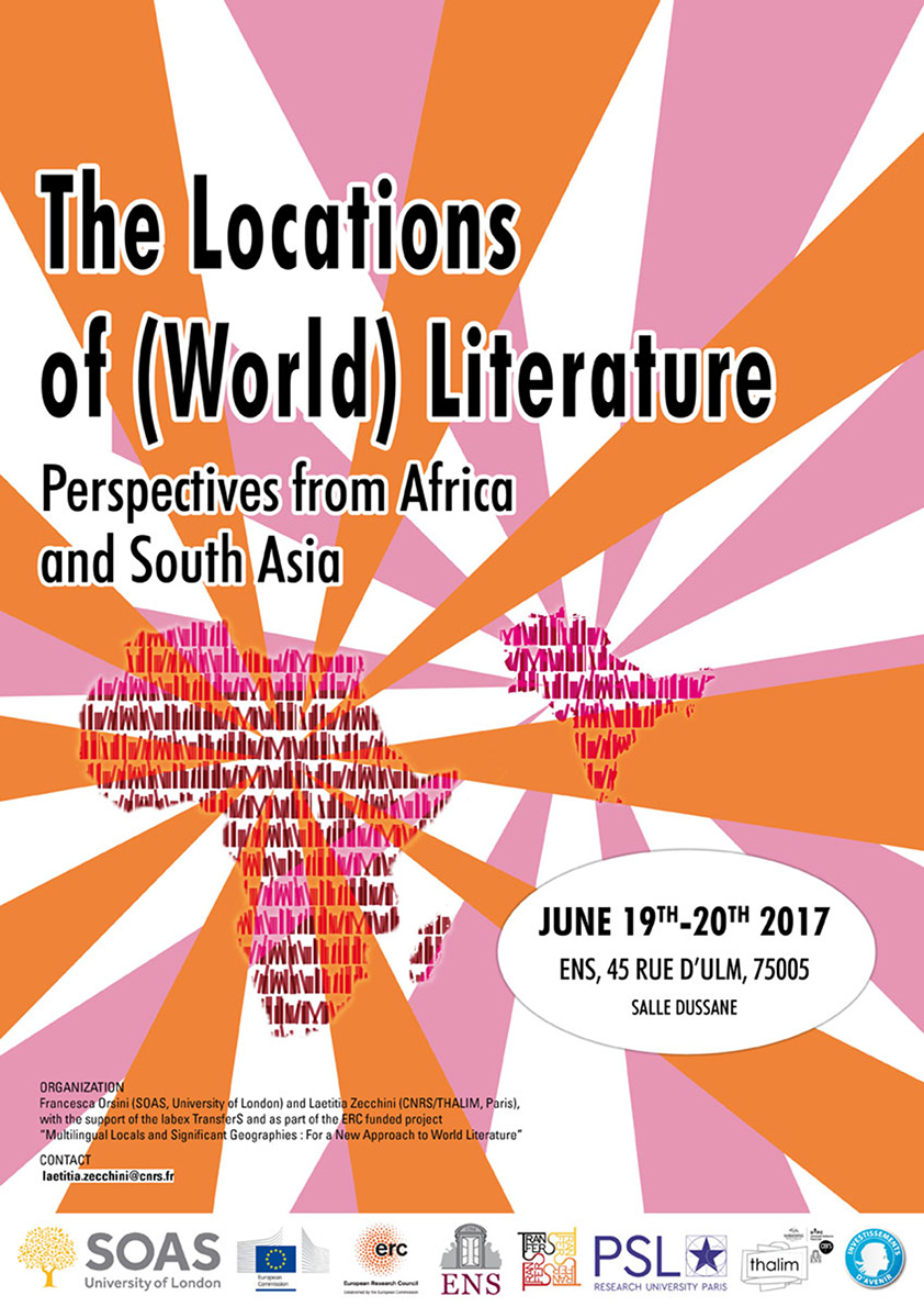 The Locations of (World) Literature.