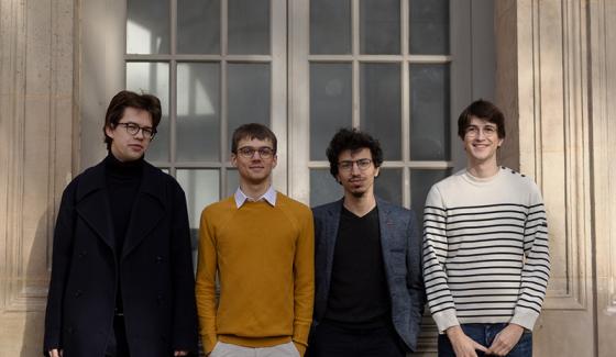 De gauche à droite :  Jean-Marc Gailis, Gabriel Doriath Döhler, Ryan Lahfa, Julien Malka © Julien Malka